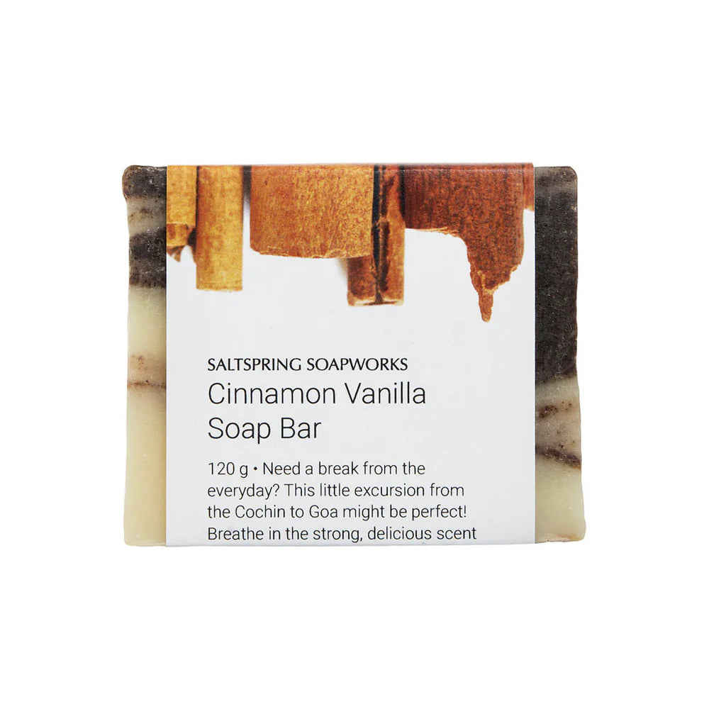 Saltspring Soapworks Soap Bar - Cinnamon Vanilla