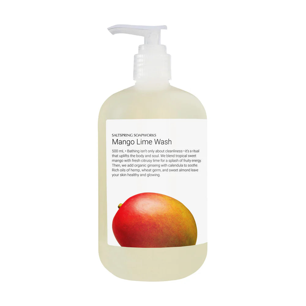 Saltspring Soapworks Wash - Mango Lime