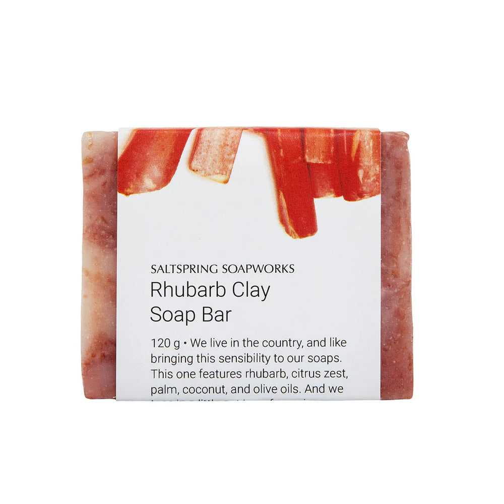 Saltspring Soapworks Soap Bar - Rhubarb Clay