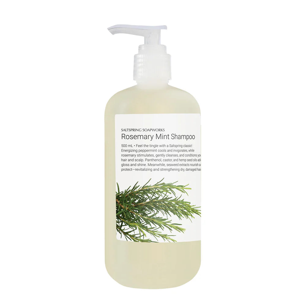 Saltspring Soapworks Shampoo 500ml - Rosemary Mint
