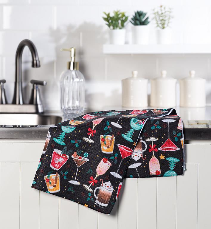 Cocktails Kitchen Towel - Abbott
