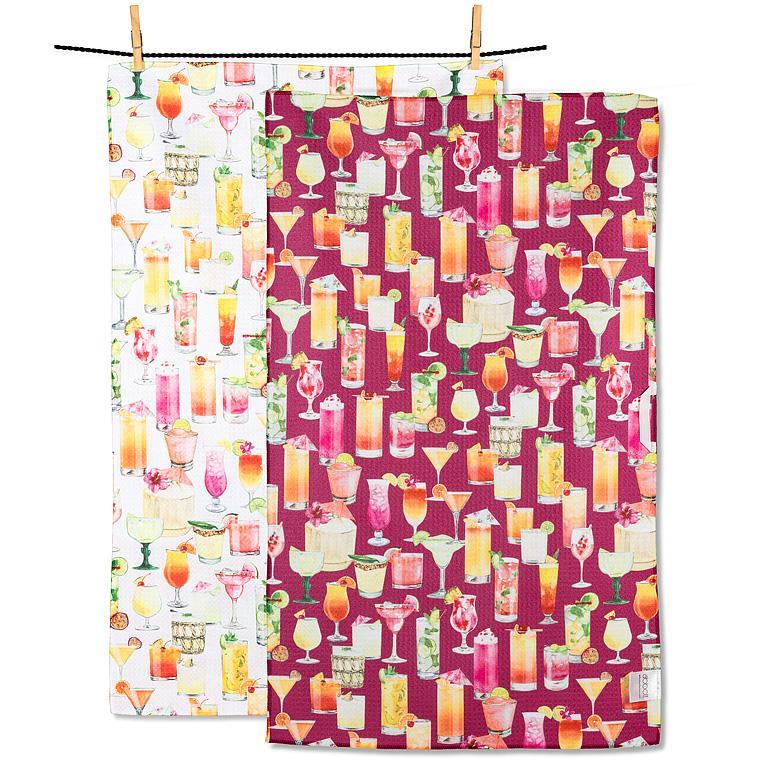 Renu Kitchen Towel Cocktails