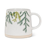 Cedar Branches Wide Base Mug - Abbott