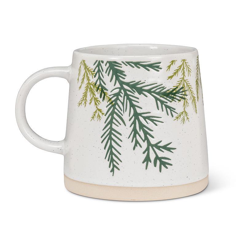 Cedar Branches Wide Base Mug - Abbott