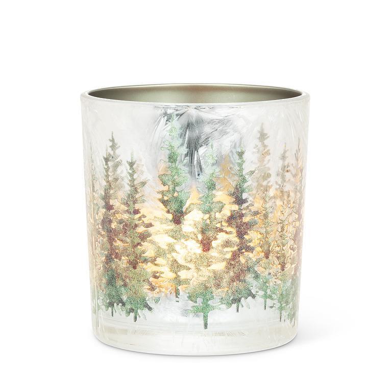 Small Frost Winter Forest Votive - Abbott
