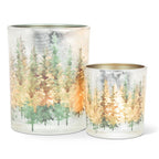 Medium Frost Winter Forest Votive - Abbott