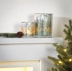 Medium Frost Winter Forest Votive - Abbott