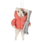 Puffy Coat Animals Ornament - Abbott