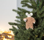 Mouse in Fuzzy PJ's with Mug Ornament - Abbott