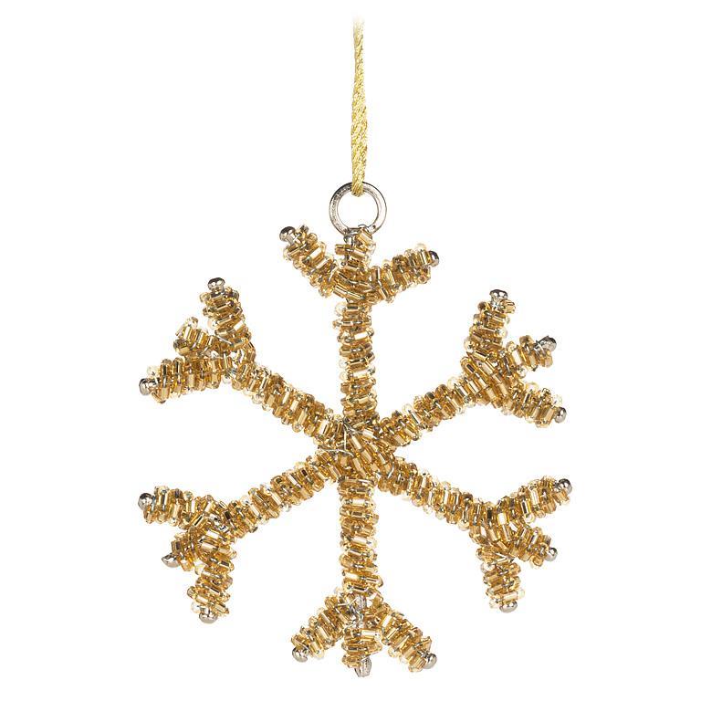 Beaded Outline Ornament - Abbott