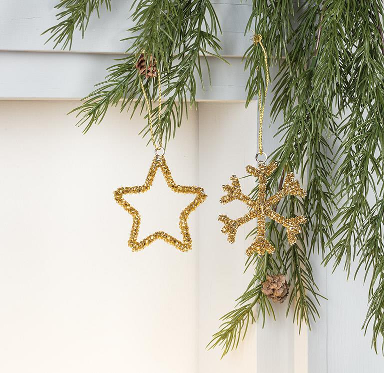 Beaded Outline Ornament - Abbott