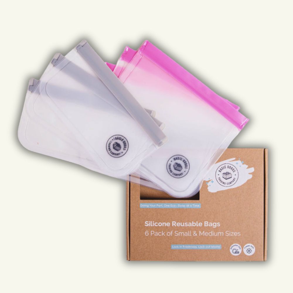 Reusable Bags- 6 Pack of Small & Medium Sizes