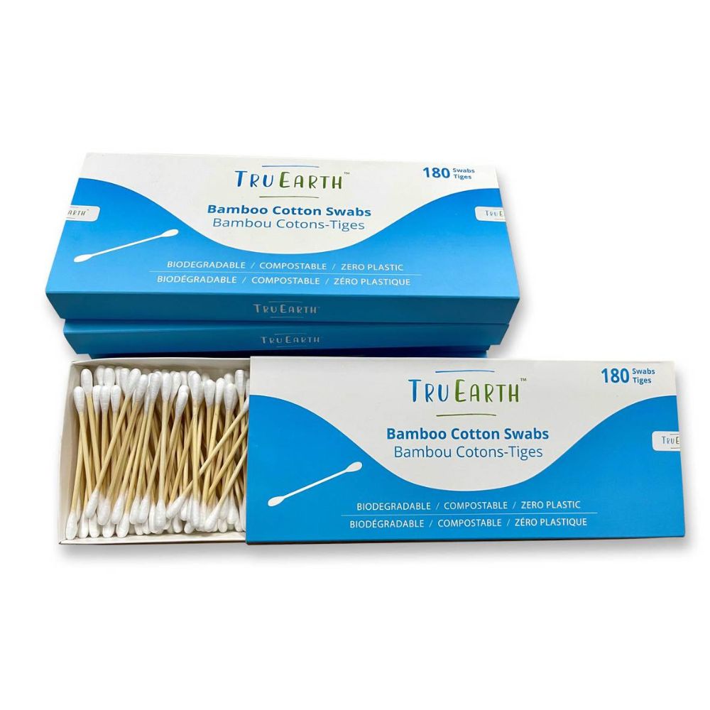 Tru Earth Cotton Swabs - 180 count