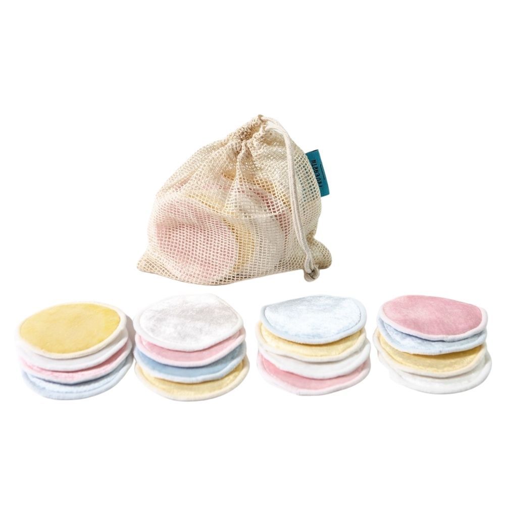 Tru Earth Bamboo Rounds Reusable Makeup Remover Pads - 14-pack