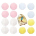 Tru Earth Bamboo Rounds Reusable Makeup Remover Pads - 14-pack