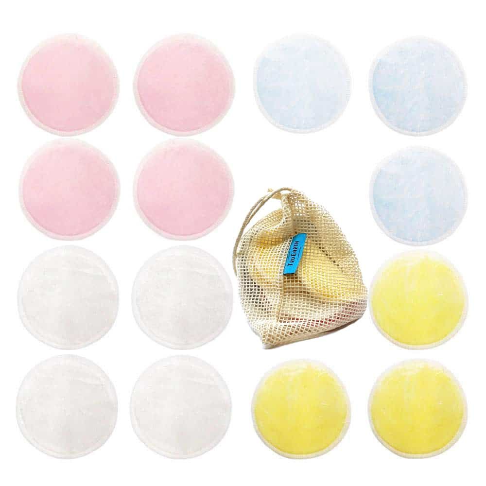 Tru Earth Bamboo Rounds Reusable Makeup Remover Pads - 14-pack