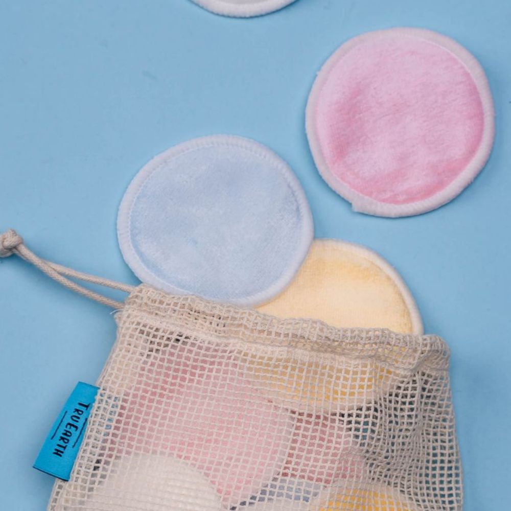 Tru Earth Bamboo Rounds Reusable Makeup Remover Pads - 14-pack