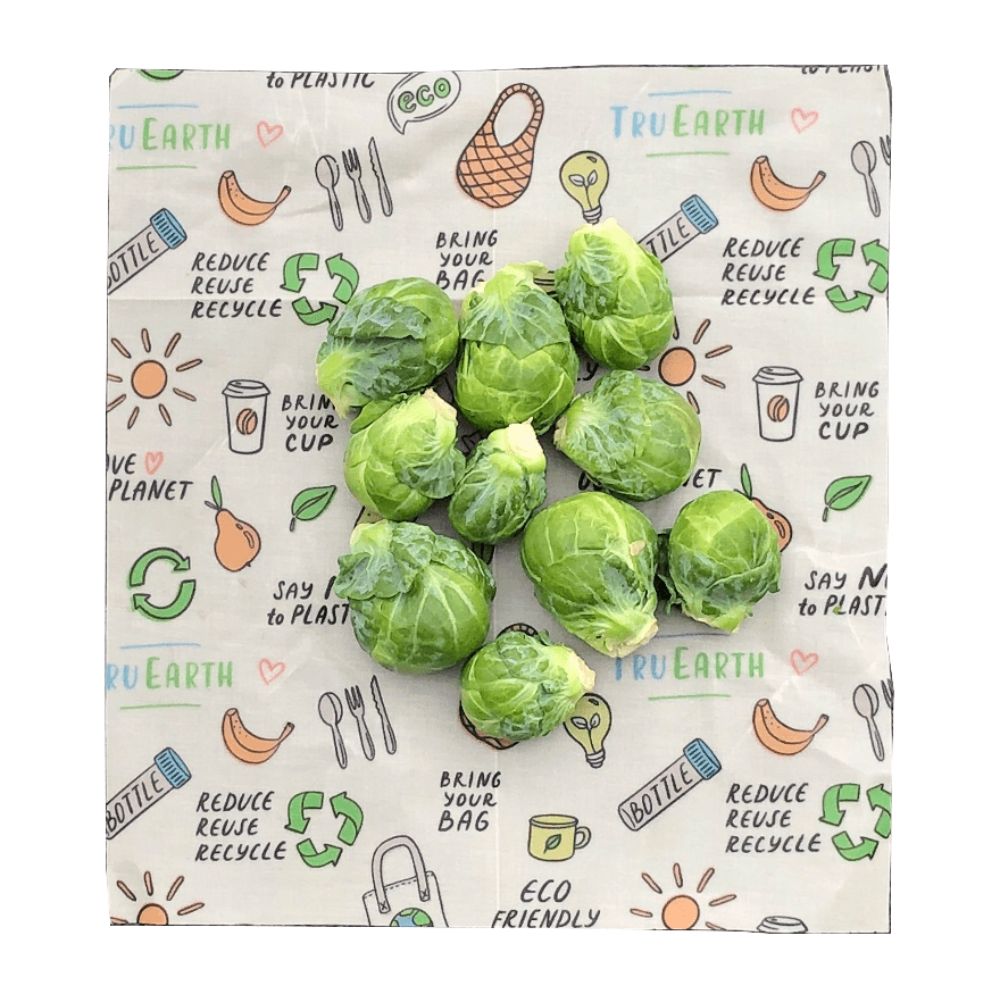 Tru Earth Beeswax Food Wrap Assorted 3-pack - 1 Small, 1 Medium, 1 Large