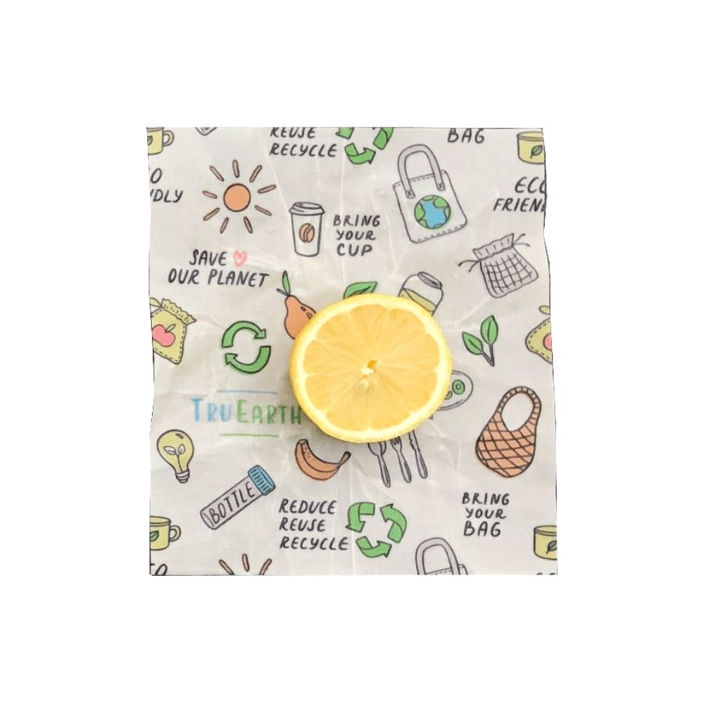 Tru Earth Beeswax Food Wrap Assorted 3-pack - 1 Small, 1 Medium, 1 Large