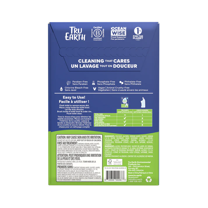 Tru Earth 32 Toilet Bowl Cleaner - Citrus Fresh