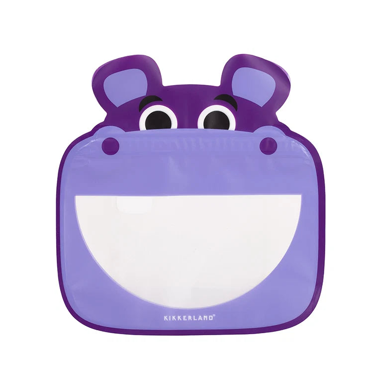 Hippo Zipper Bags Set of 3 - Kikkerland