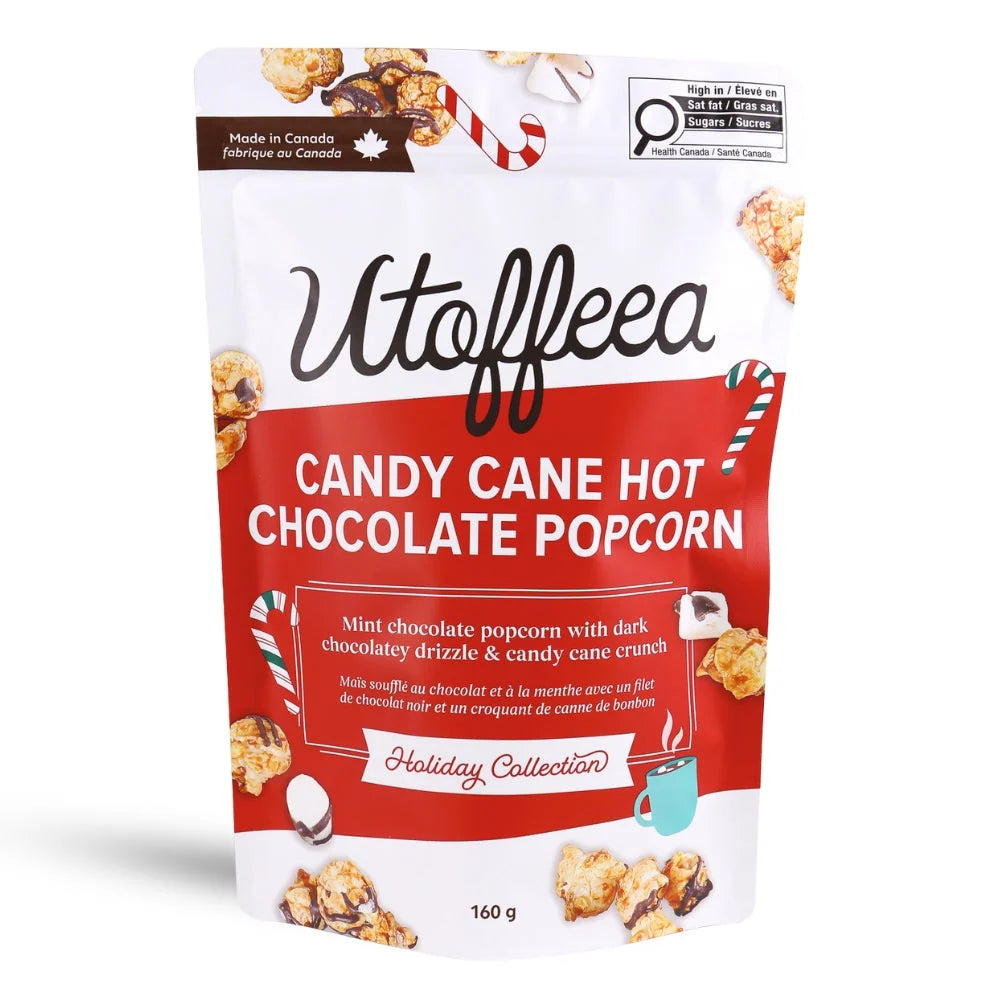 Utofeea - Candy Cane Hot Chocolate Popcorn
