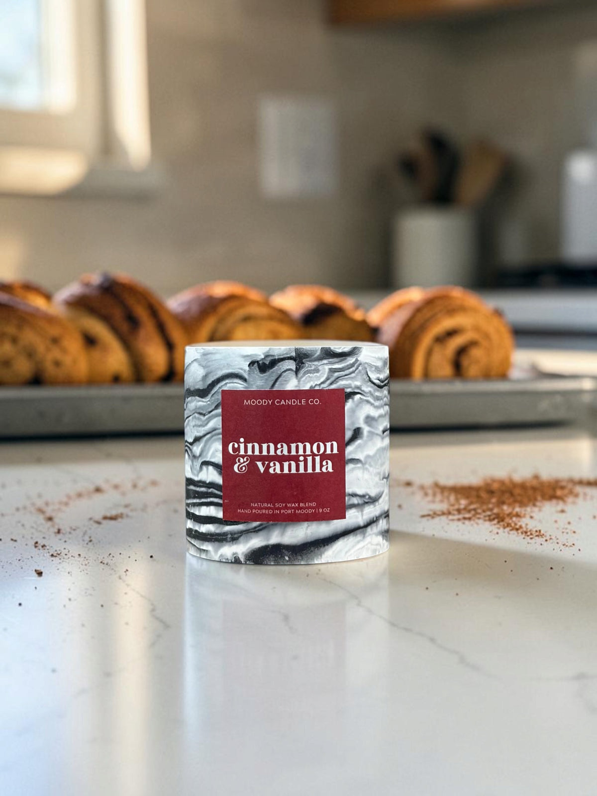 Cinnamon & Vanilla Candle - Moody Candle Co.