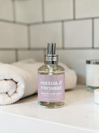 Cotton & Coconut Room & Linen Spray - Moody Candles Co