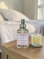 Cotton & Coconut Room & Linen Spray - Moody Candles Co
