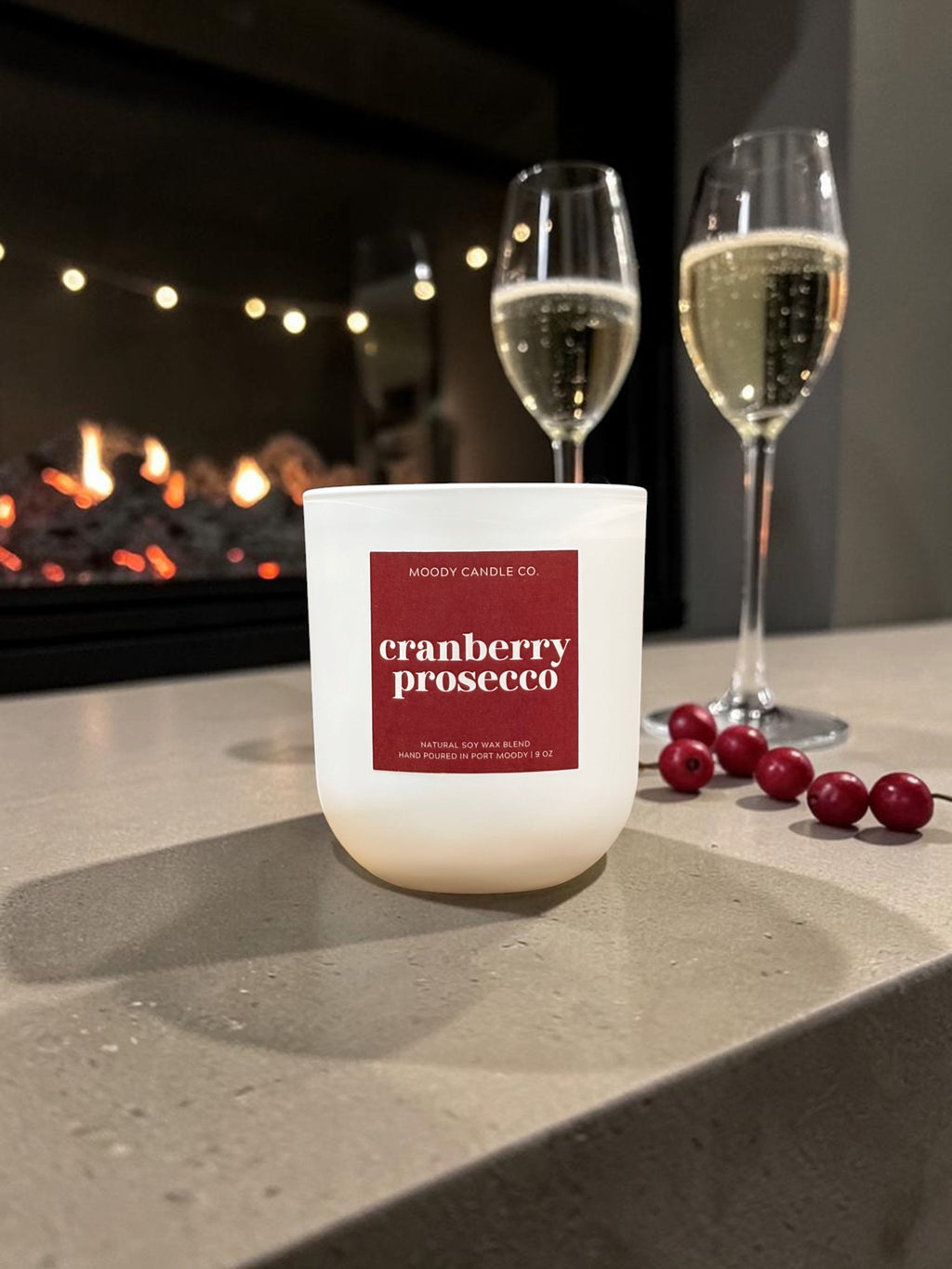Cranberry Prosecco  - Moody Candle Co.