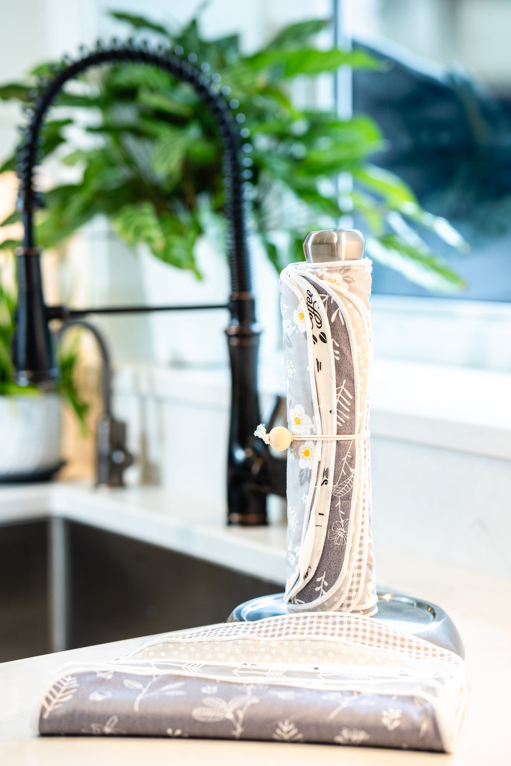 Reusable Paper Towels - 6 Pack Absorbent & Durable Kitchen Towels