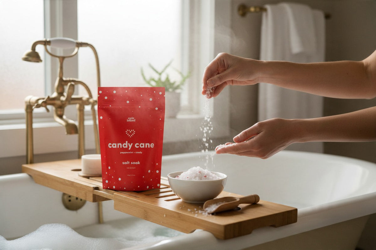 Epic Blend Vegan Bath Salts Soak - Candy Cane