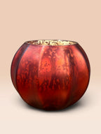 Copper Leaves Pumpkin Candle - llume