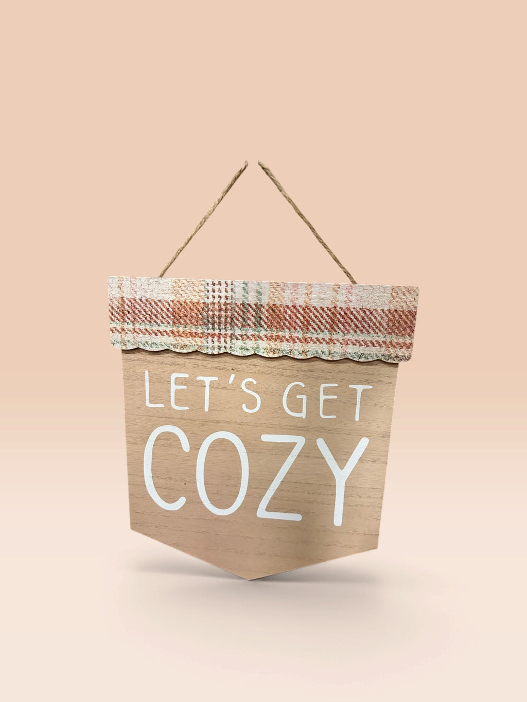 Let's Get Cozy Sign - Koppers
