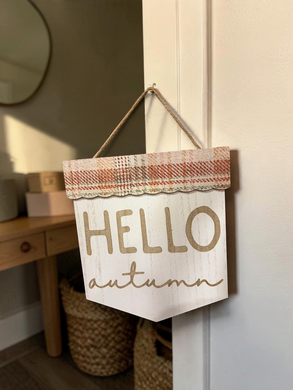 Hello Autumn Sign - Koppers
