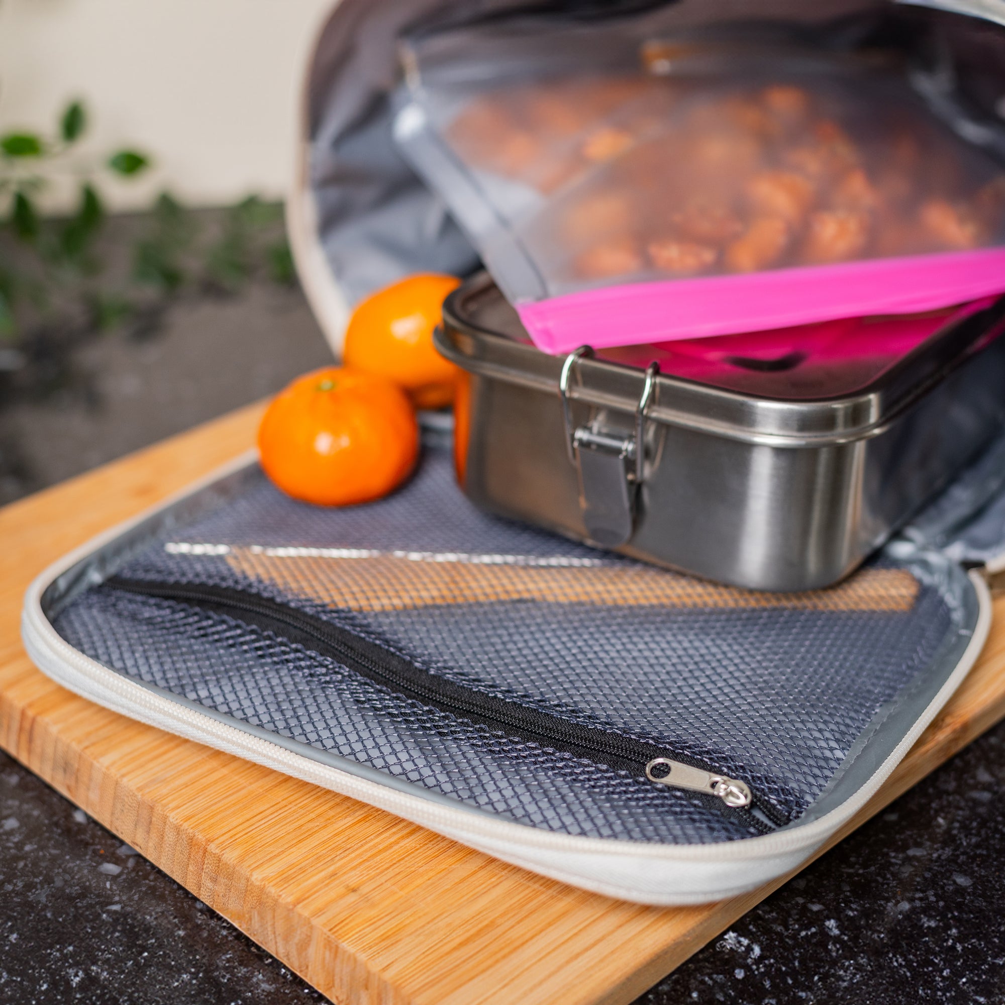 The Munchie Bag  - Insulated Lunch Bag with Strap