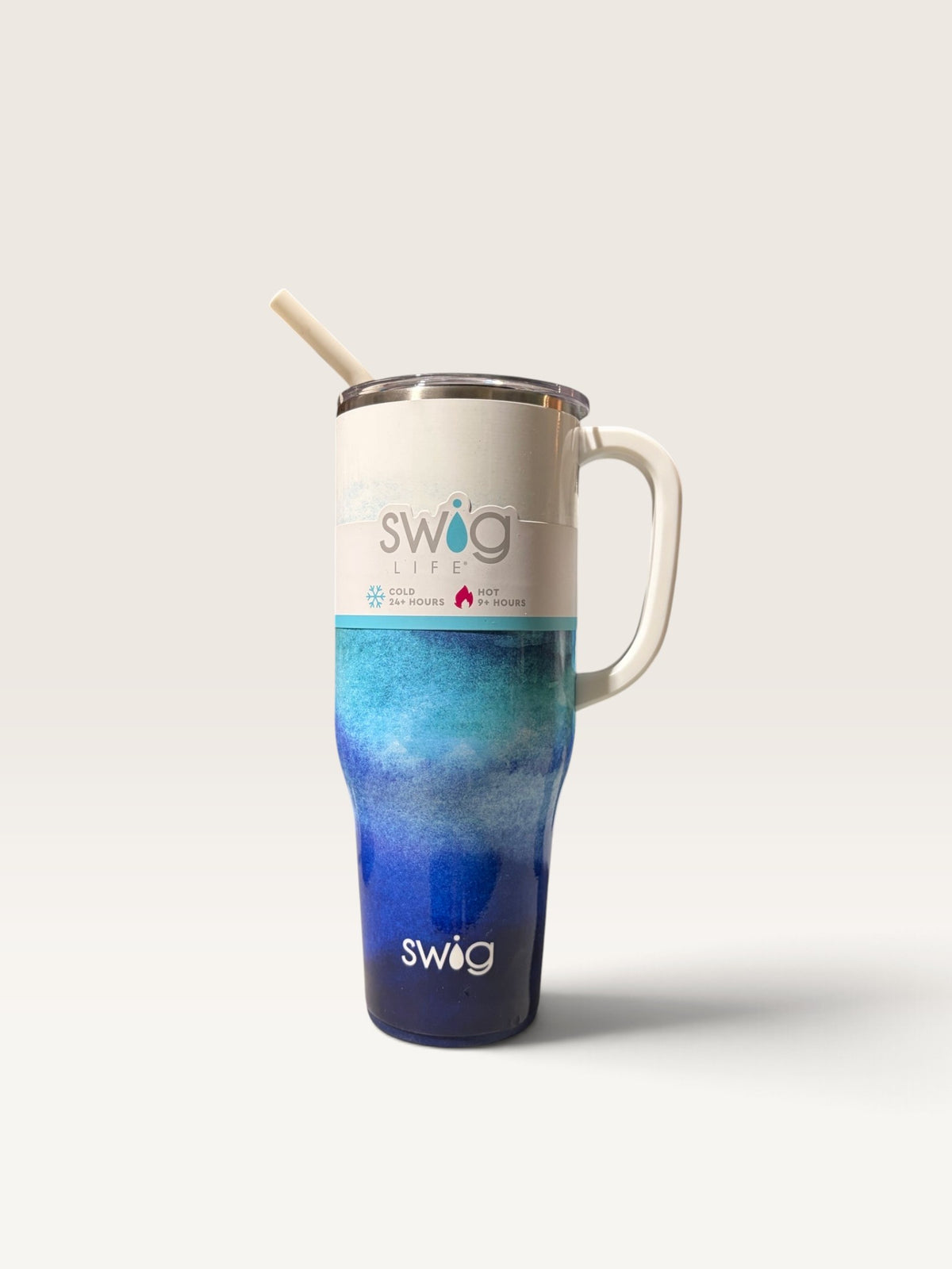 Swig Tumbler - Blue Watercolor Ombré