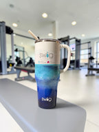 Swig Tumbler - Blue Watercolor Ombré