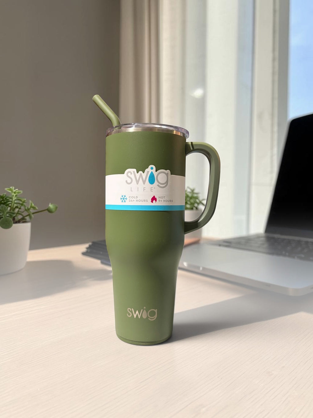 Swig Tumbler Olive Green - 40oz