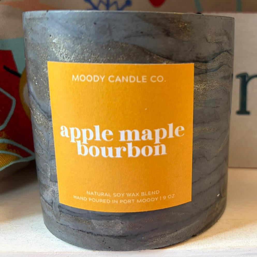 Apple Maple Bourbon Candle - Moody Candle Co.
