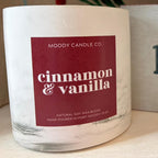 Cinnamon & Vanilla Candle - Moody Candle Co.
