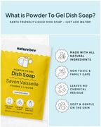 Nature Bee Powder to Gel Dish Soap Refill