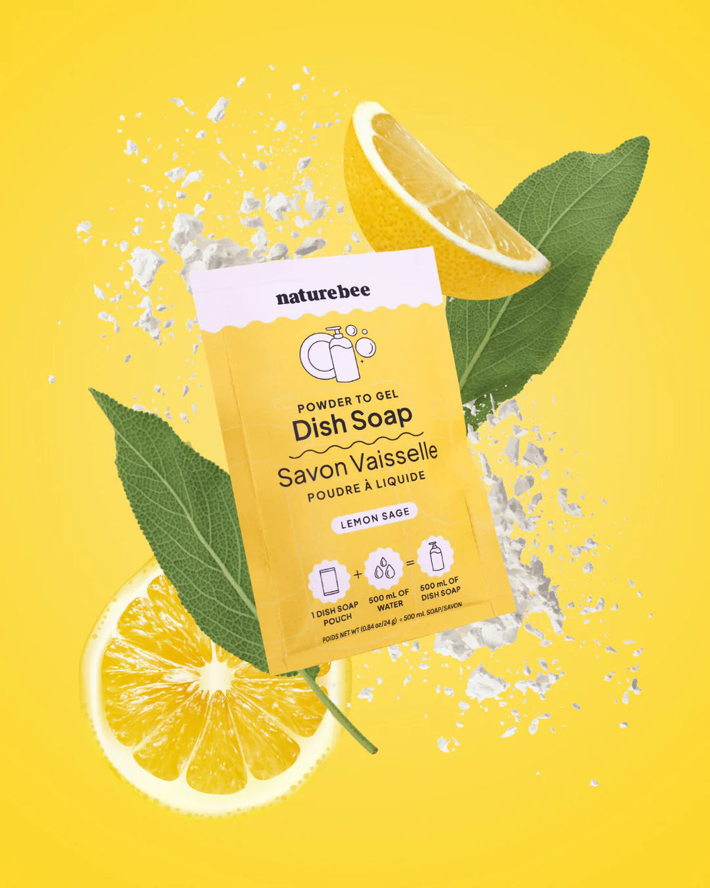 Nature Bee Powder to Gel Dish Soap Refill