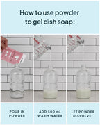 Nature Bee Powder to Gel Dish Soap Refill