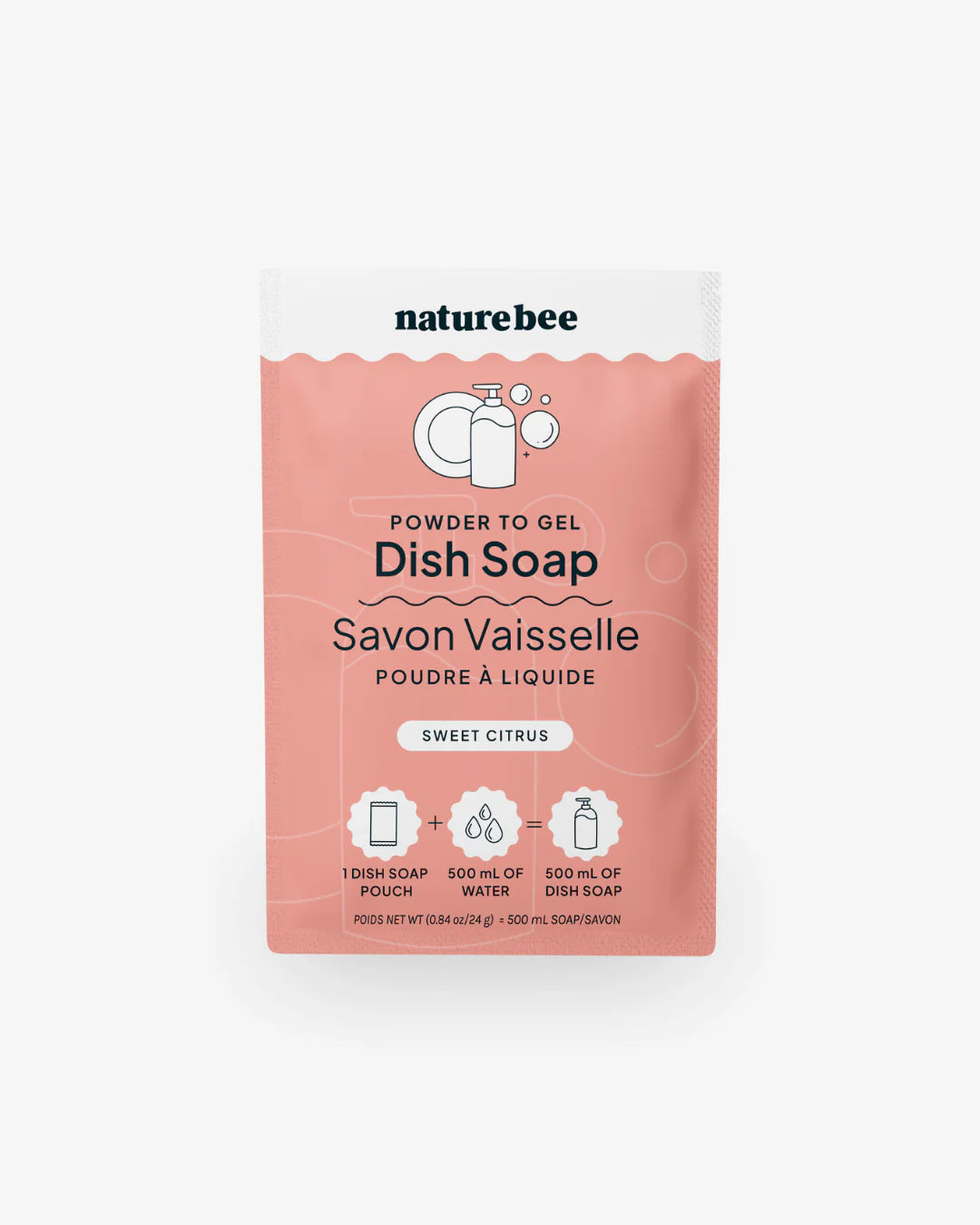 Nature Bee Powder to Gel Dish Soap Refill