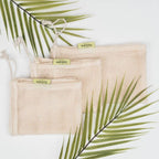 Tru Earth Reusable Cotton Mesh Produce Bags - Set of 6