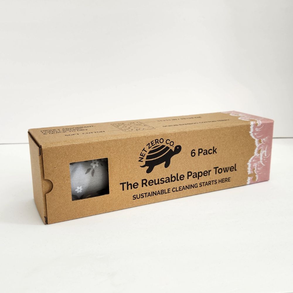 Reusable Paper Towels - 6 Pack Absorbent & Durable Kitchen Towels