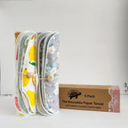 Reusable Paper Towels - 6 Pack Absorbent & Durable Kitchen Towels