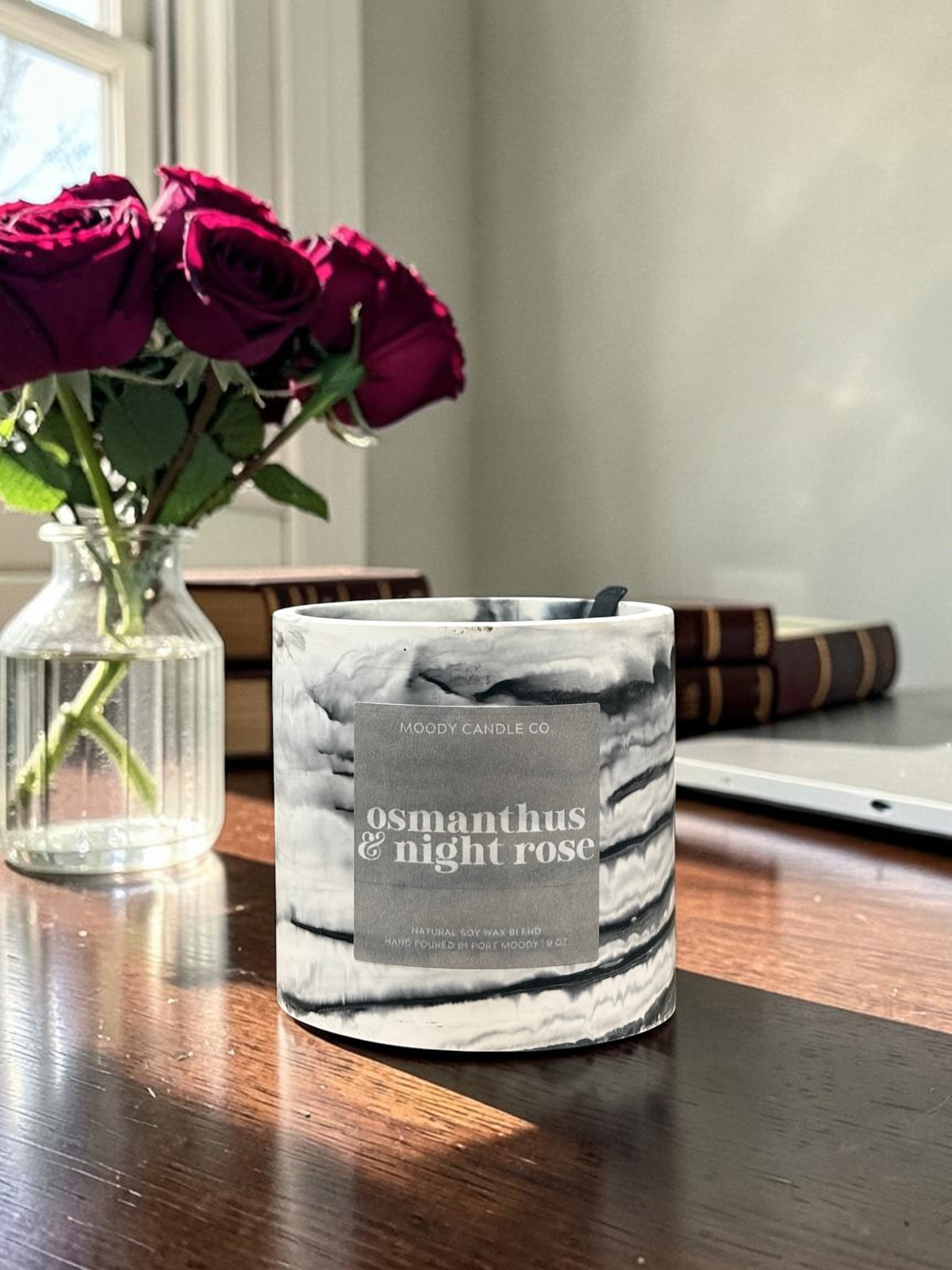 Osmanthus & Night Rose - Moody Candles Co