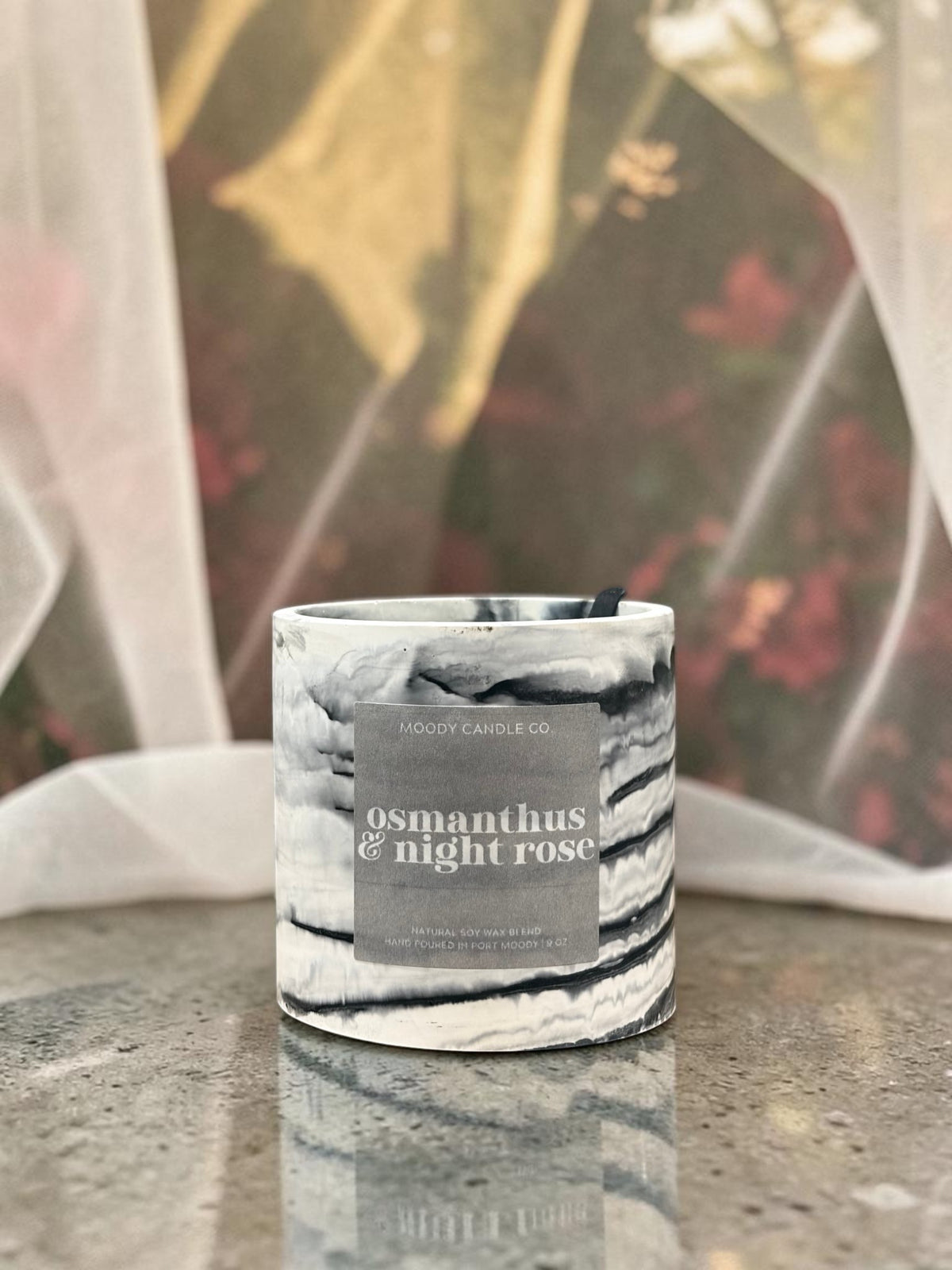 Osmanthus & Night Rose - Moody Candles Co